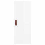Wall Mounted Cabinet High Gloss White 34.5x34x90 cm 828830