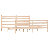 Bed Frame without Mattress Solid Wood Pine 200x200 cm 3103733