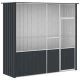 Bird Cage Anthracite 215x78x200 cm Galvanised Steel 172344