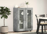 Sideboard with Shelf FLORIN Concrete Grey 55.5 x 29 x 100 cm 880254