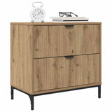 Bedside Table Artisan oak 63.5 x 36 x 61 cm Engineered wood 883473