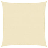 Sunshade Sail HDPE Square 3.6x3.6 m Cream 42287