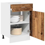 Drawer Bottom Cabinet Lyon Old Wood 50x46x81.5 cm Engineered Wood 856086