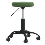 Office Swivel Chair Dark Green Velvet 333177