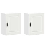 Kitchen Wall Cabinets 2 pcs "Kalmar" White Engineered Wood 853558