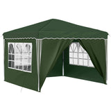 Pop-up Party Tent 288 x 288 x 245 cm Green Oxford Fabric 42019772