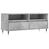 TV Cabinet Concrete Grey 100x34.5x44.5 cm Engineered Wood 831232