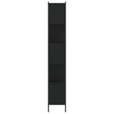 ZNTS Bookcase Black 102x28x172 cm Engineered Wood 3213657