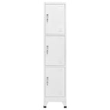 Locker Cabinet with 3 Compartments 38x45x180 cm 244474