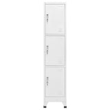 Locker Cabinet with 3 Compartments 38x45x180 cm 244474