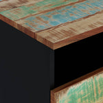 ZNTS Coffee Table 80x54x40 cm Solid Wood Reclaimed&Engineered Wood 351956