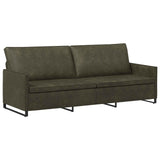 Sofa Set 2 pcs Army Green Faux Suede Fabric 3433133