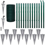 ZNTS Euro Fence Steel 25x1.7 m Green 142377