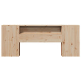 Headboard with Storage 180 cm Solid Wood Pine 855621