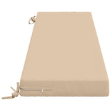 2-Piece Bench Cushions SOEST 2 pcs 100% Polyester Cream 949915