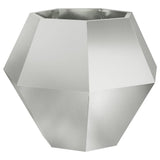 Planter Silver 75 x 75 x 60 cm Galvanised Steel 884048