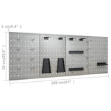 Workbench with Four Wall Panels and Two Cabinets 3053435