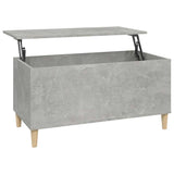 Coffee Table Concrete Grey 90x44.5x45 cm Engineered Wood 819584