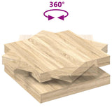 Coffee Table 360-Degree Rotatable Sonoma Oak 90x90x34.5 cm 3321353