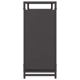 Firewood Rack Black 90x28x65 cm Cold-rolled steel 864203