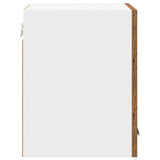 Hanging Cabinet 2 pcs Old Wood and White 30 x 31 x 40 cm 884127