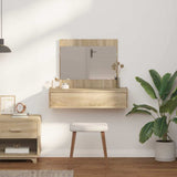 Dressing Table Brown 83 x 40 x 70 cm Engineered Wood 865201