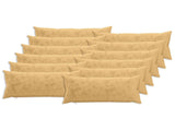 Cushion Cover 12 pcs HEERLEN Taupe 40 x 80 cm Flannel 910194
