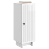 Sideboard High Gloss White 33 x 34.5 x 90 cm Engineered Wood 893909
