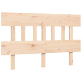 Bed Frame without Mattress 140x190 cm Solid Wood 3195136