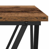 Coffee Table 3 pcs Old Wood Engineered Wood and Steel 868283