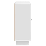 Sideboard High Gloss White 66 x 34.5 x 90 cm Engineered Wood 893899
