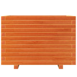 Garden Planter Wax Brown 70x40x49.5 cm Solid Wood Pine 847370