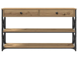 Console Table with Drawer Artisan oak 100 x 28 x 75 cm 863528
