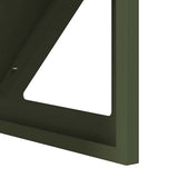 Livestock Feeding Trough Olive Green 108 x 50 x 28 cm 874616