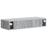 Wall-Mounted Side Table Grey Sonoma 87.5 x 34.5 x 17 cm 898161