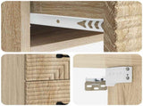 Wall-Mounted Bedside Cabinet 2 pcs Sonoma Oak 34.5 x 33 x 40 cm 898640