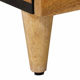 Bedside Cabinet Natural 40 x 33 x 46 cm Solid Mango Wood 4018266