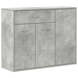 800679 Sideboard Concrete Grey 88x30x70 cm Engineered Wood