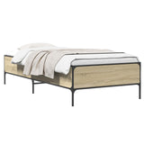 Bed Frame Sonoma Oak 80 x 200 cm Engineered Wood 8009119