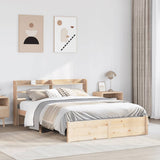 Bed Frame with Headboard without Mattress 150x200 cm King Size 3306738