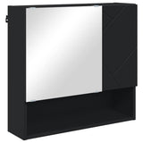 Bathroom Furniture Set 5 pcs Black Engineered wood & Metal 3392984