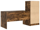 Desk with Drawer 2 pcs Smoked Oak 3337373