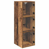 Wall Cabinet Old Wood 35 x 37 x 102 cm Engineered Wood 882907