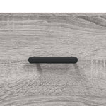 Highboard Grey Sonoma 34.5x34x180 cm Engineered Wood 3198863