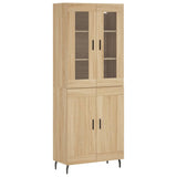 Highboard Sonoma Oak 69,5x34x180 cm Engineered Wood 3198356