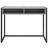 Desk with Storage Grey Sonoma 100 x 50 x 75 cm Engineered Wood 886477