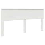 Bed Frame with Headboard White 180 x 200 cm Engineered wood 3407841