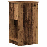 Computer Tower Stand with Drawer Old Wood 35x45x77 cm 858747