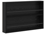 Magazine Rack 2 pcs Black Oak 80 x 12 x 70 cm Engineered Wood 890841