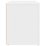 ZNTS Bedside Cabinet White 60x36x45 cm Engineered Wood 816736